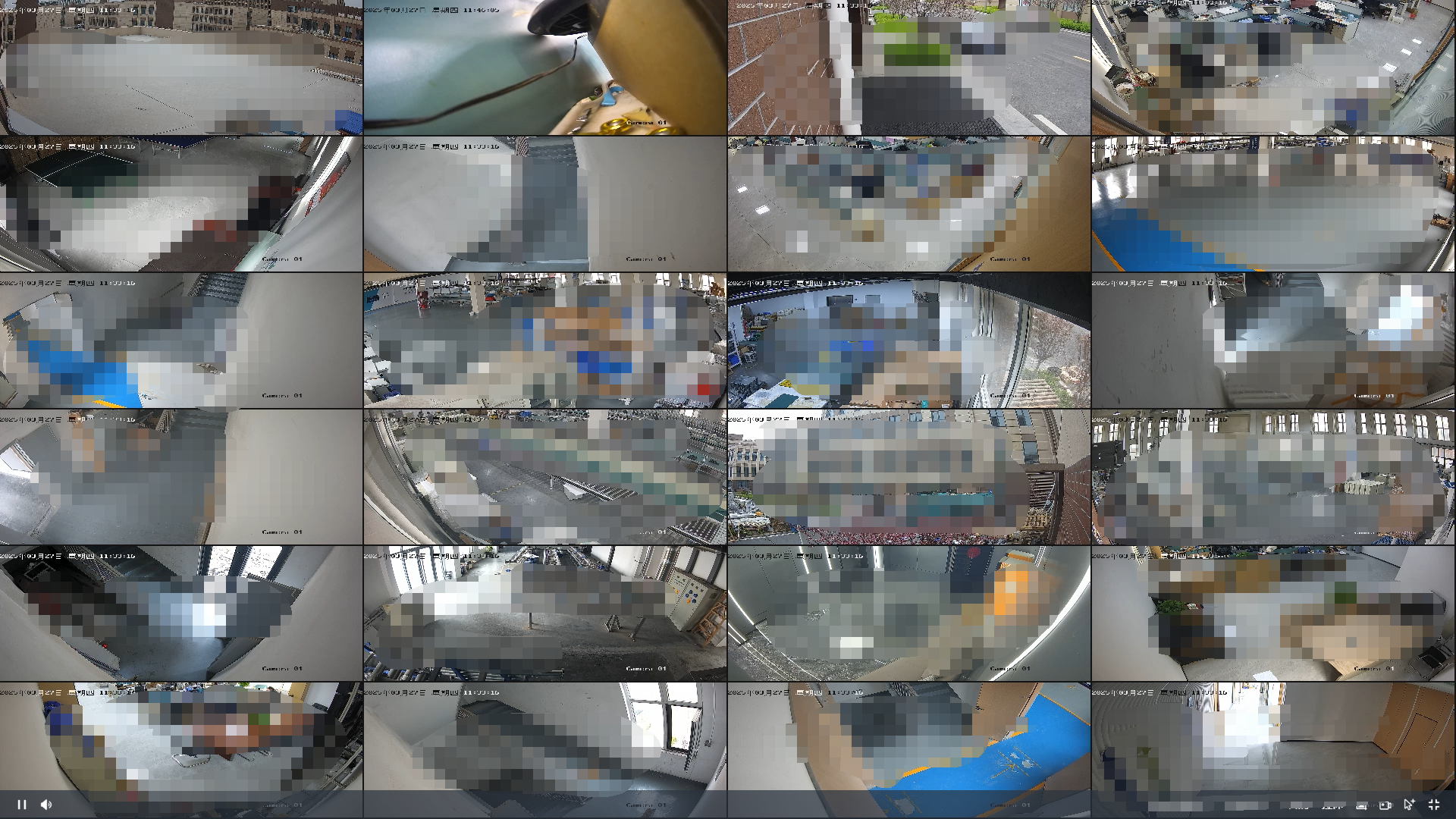 0-全屏-24屏实时不间断监控